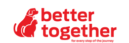 Besser Together-Logo mit Hund und Katze