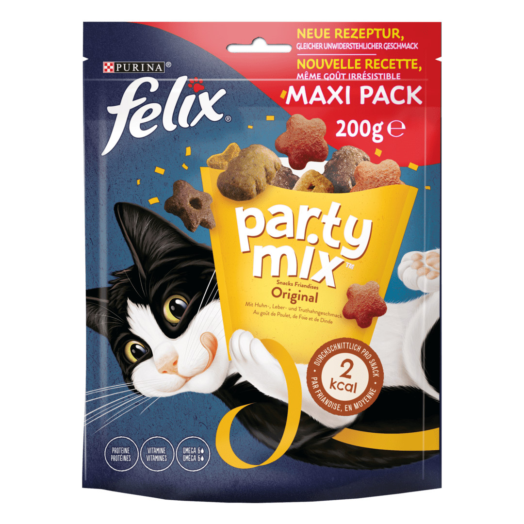FELIX® PARTY MIX ORIGINAL 200G Leckerlis Purina