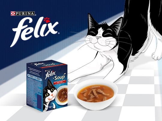 Nourriture chat en sachet : Soup' FELIX®