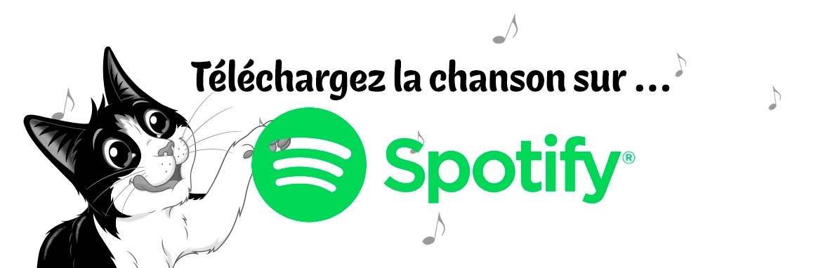 Felix avec le logo Spotify