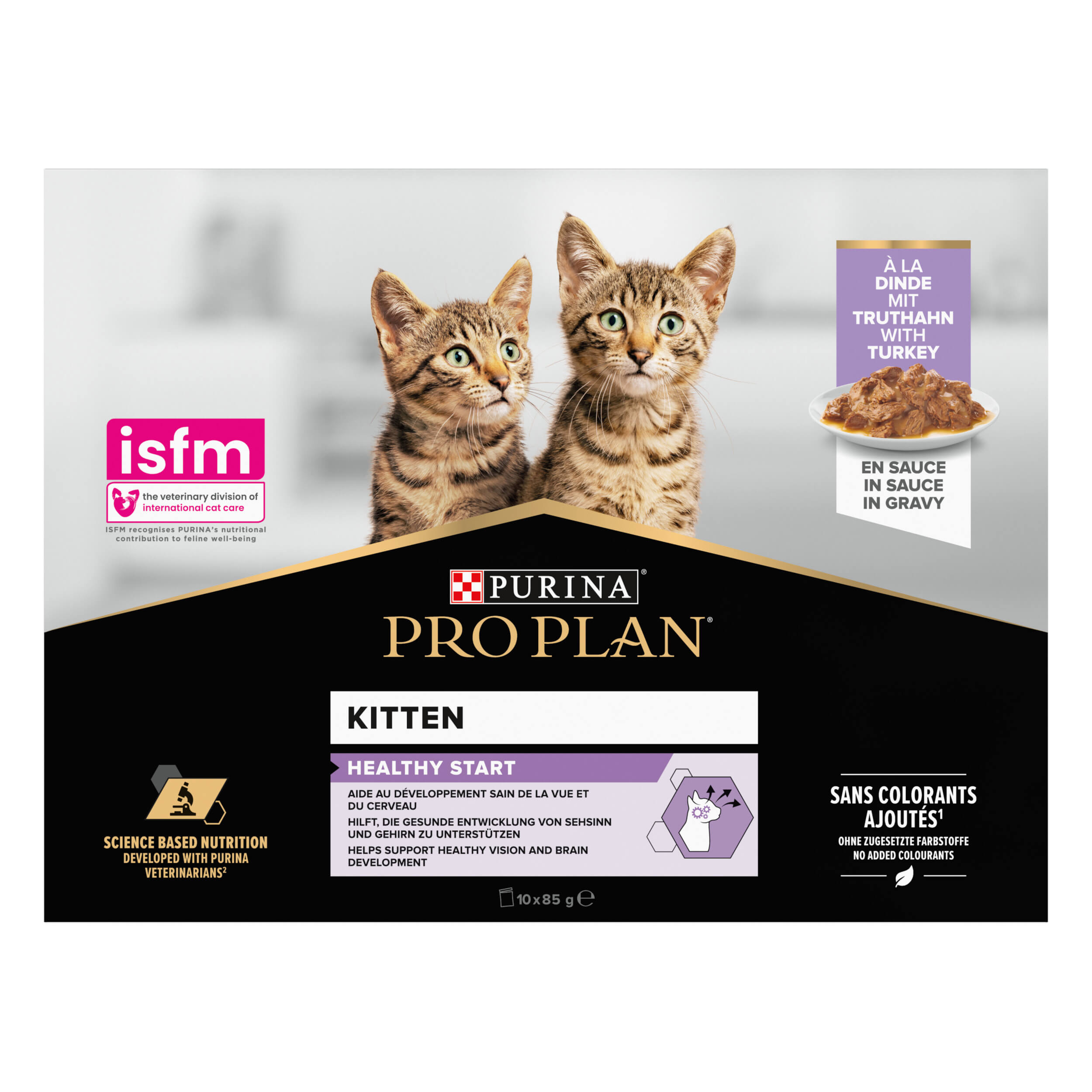 PURINA PRO PLAN Kitten HEALTHY START, Truthahn in Sauce | Purina CH