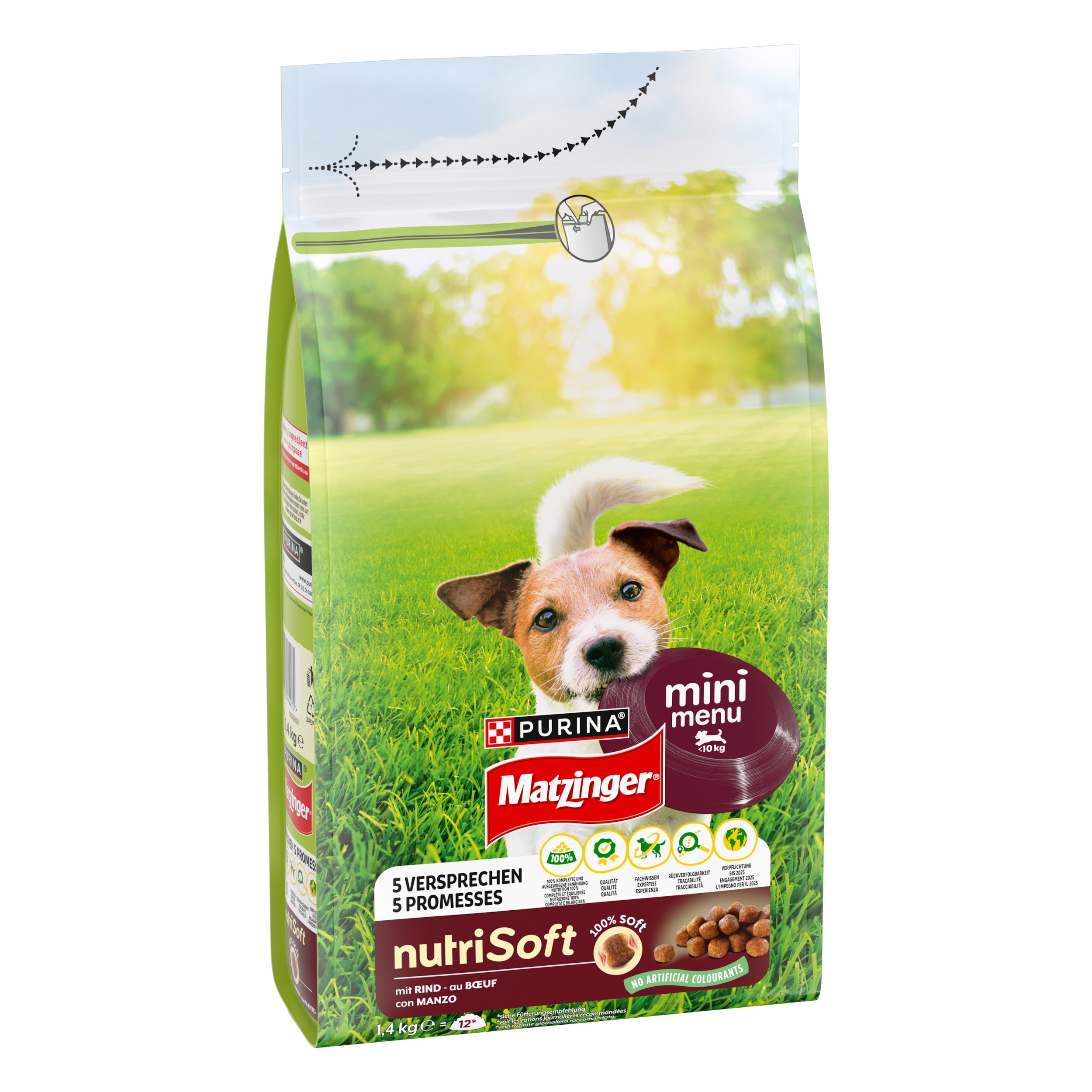 PURINA MATZINGER Mini Menu Nutri Soft mit Rind 1.4kg | Purina CH