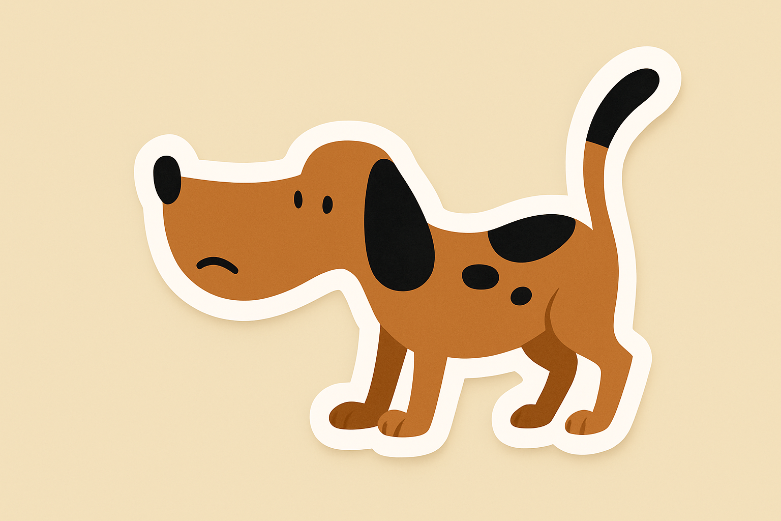 chien qui évite le regard