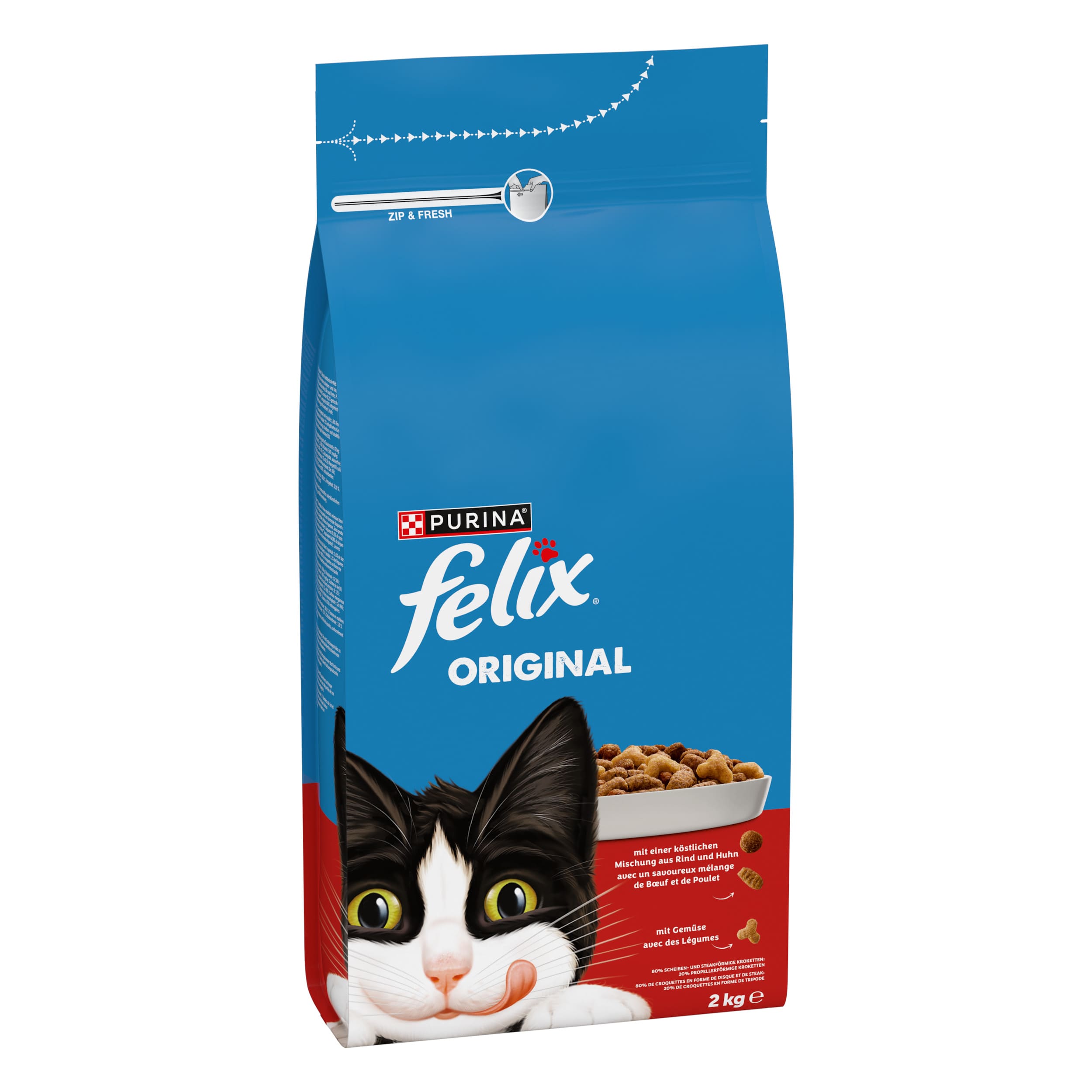 FELIX Original Mischung aus Rind und Huhn und mit Gemse | Purina CH