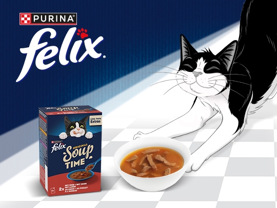 Nourriture en sachet pour chat : Soup' FELIX®