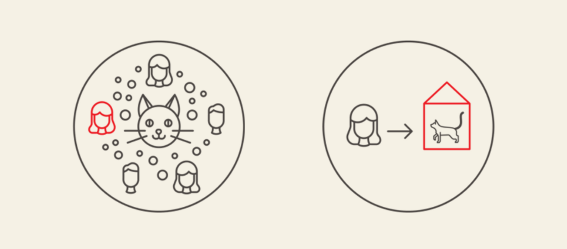 image text component managing cat allergens icons 