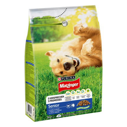 MATZINGER® CHIEN SENIOR POULET & LEGUMES 3 KG