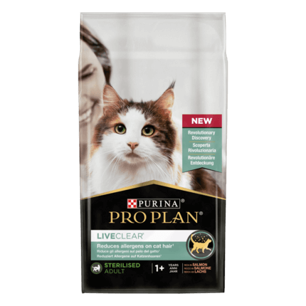 PRO PLAN® LIVECLEAR® Sterilised Adult 1+ Reich an Lachs
