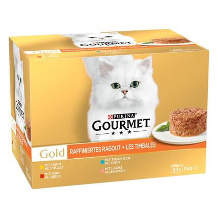 GOURMET GOLD Les Timbales 24x85 g
