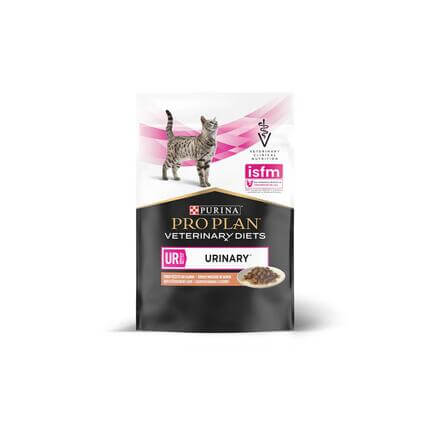 Purina® Pro Plan® Veterinary Diets Feline UR St/Ox Urinary - Sachets pour Chat ayant des Problèmes Urinaires au Saumon