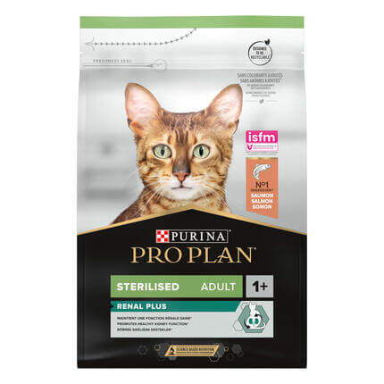 PRO PLAN® STERILISED mit OPTIRENAL reich an Lachs