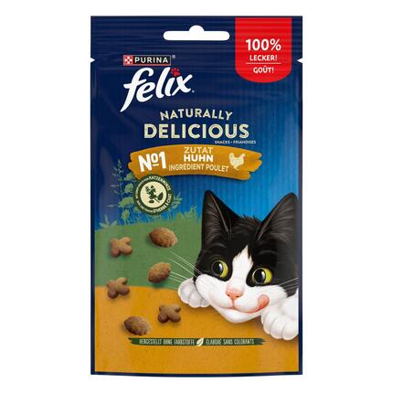 FELIX® NATURALLY DELICIOUS POULET & HERBE A CHAT 50 g