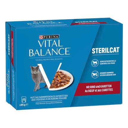 PURINA Vital Balance Sterilcat Boeuf