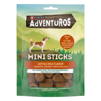 Purina AdVENTuROS Mini Sticks Arôme Sauvage Bison 90g