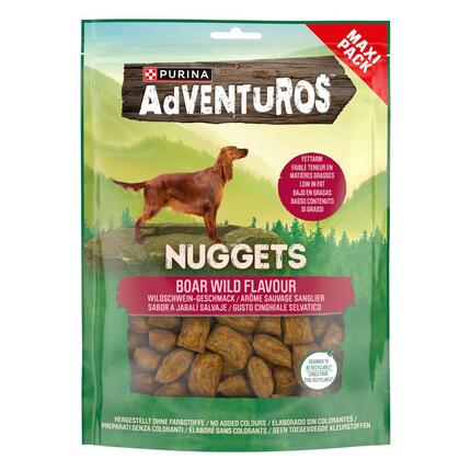 AdVENTuROS™ Nuggets Arôme Sauvage Sanglier Friandises Chien 300g