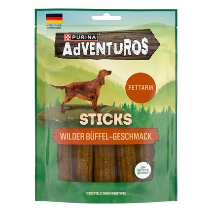 AdVENTuROS™ Sticks Arôme Sauvage Bison, Friandises Chien 120g
