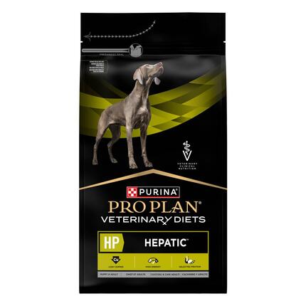 PURINA PRO PLAN VETERINARY DIETS HP Hepatic Croquettes pour chiot et chien adulte pour aider à soutenir la fonction hépatique