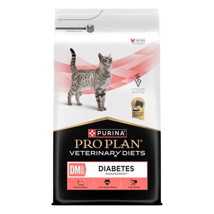 PURINA PRO PLAN VETERINARY DIETS DM DIABETES MANAGEMENT Aliment diététique complet pour chat adulte pour aider à la prise en