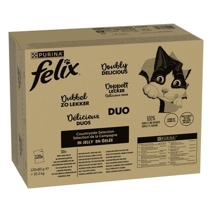 FELIX® DOPPELT LECKER GESCHMACKSVIELFALT VOM LAND 120X85G