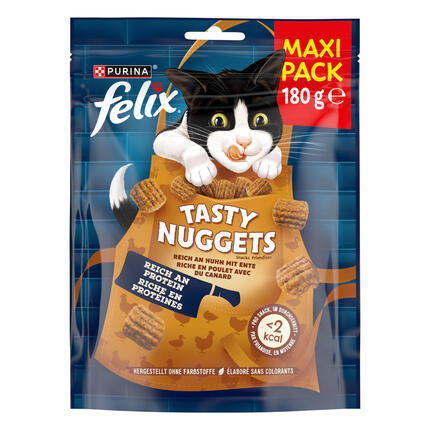 FELIX® TASTY NUGGETS REICH AN HUHN MIT ENTE