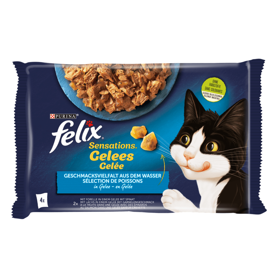FELIX® SENSATIONS SELECTION DE POISSONS 4X85 G
