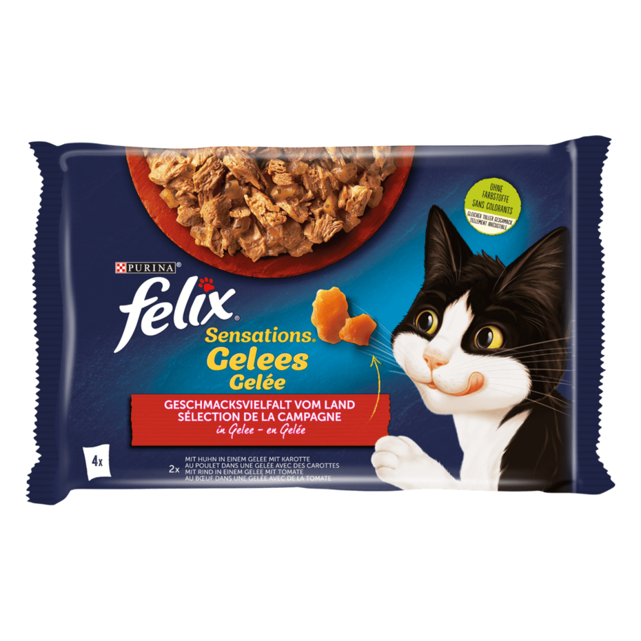 FELIX® SENSATIONS AUSWAHL VOM LAND 4X85 G