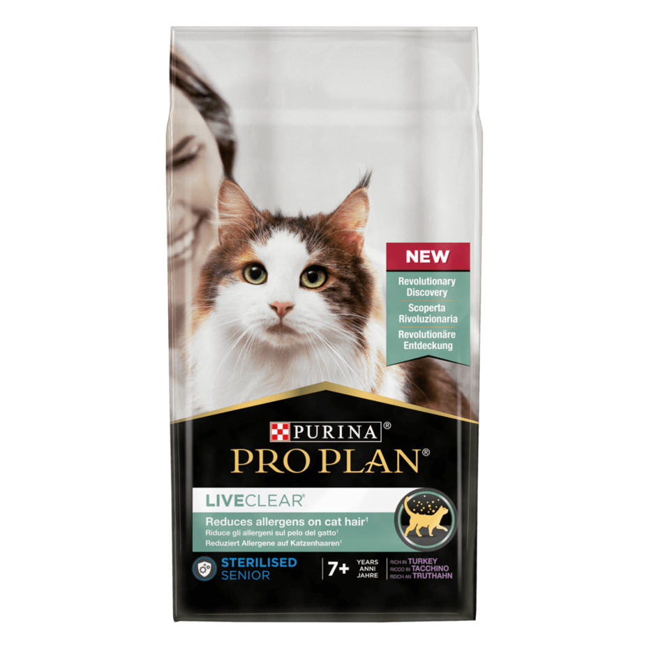 PRO PLAN® LIVECLEAR® Sterilised Senior 7+ Riche en Dinde - Nourriture pour chat