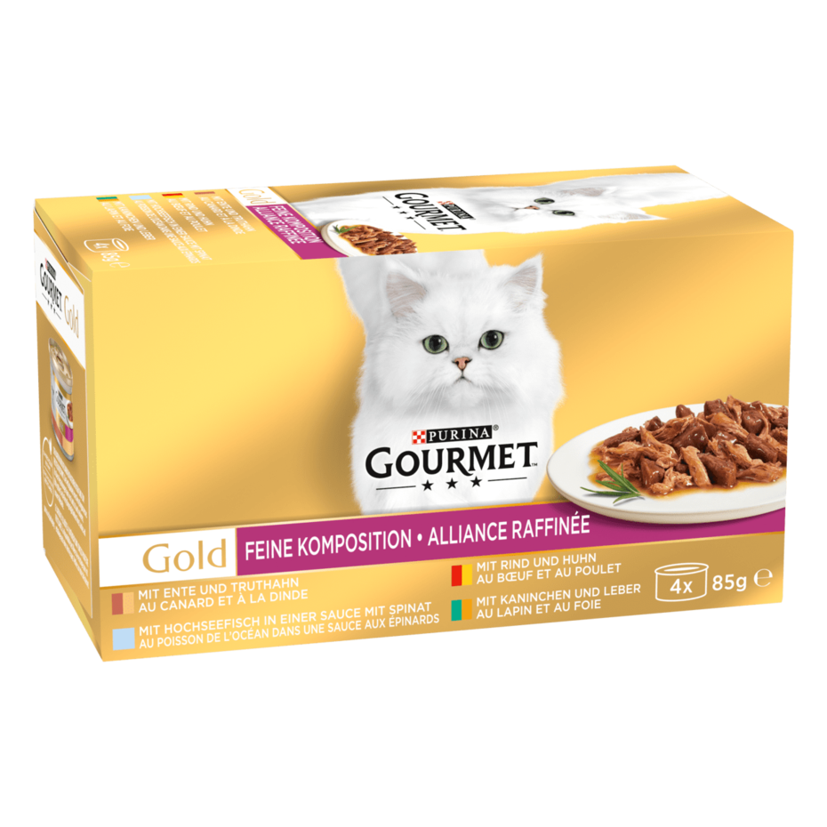GOURMET GOLD Alliance raffinée 4x85 g