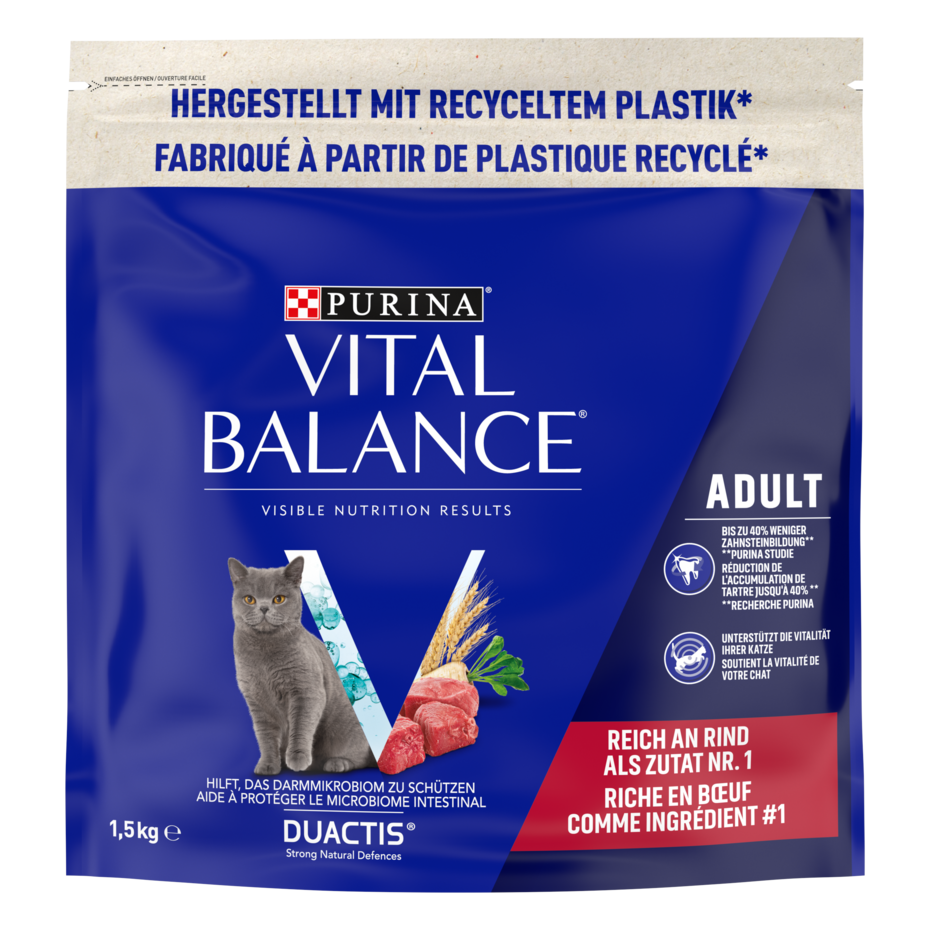 PURINA Vital Balance Adult Boeuf