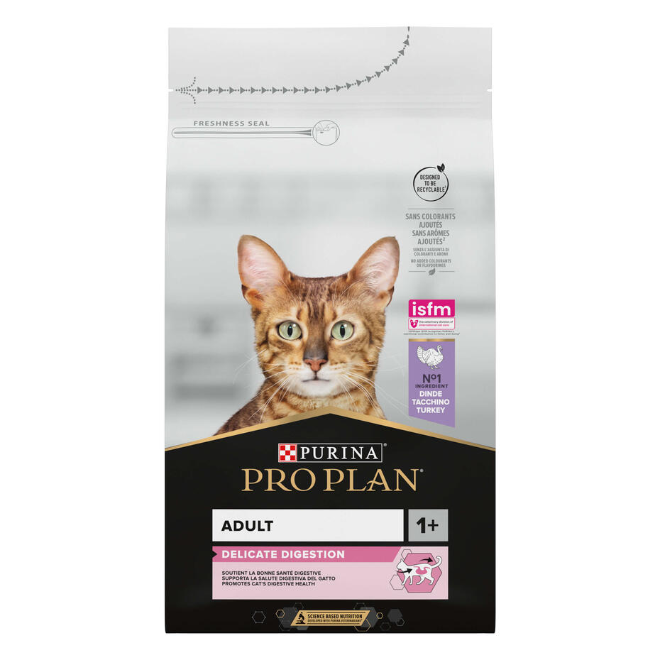 PRO PLAN® Katze DELICATE Adult 1+ mit OPTIDIGEST® Reich an Truthahn