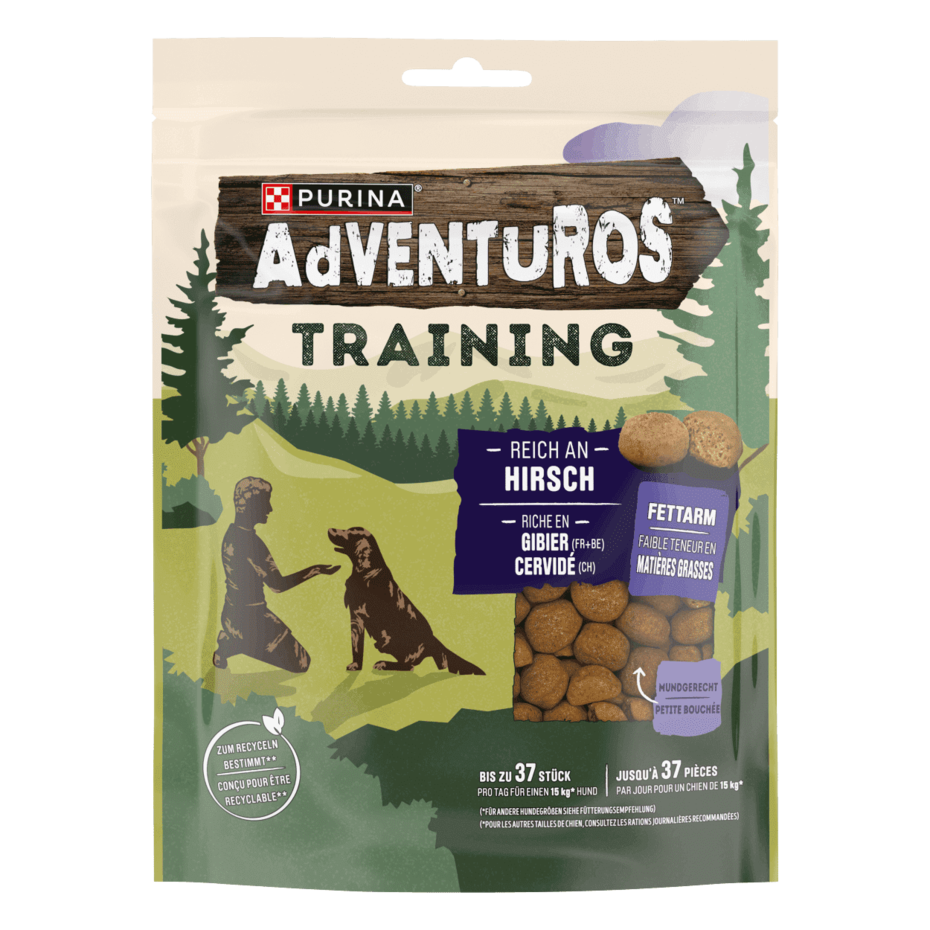 PURINA® AdVENTuROS™ Training Riche en Cervidé, Snacks Chien
