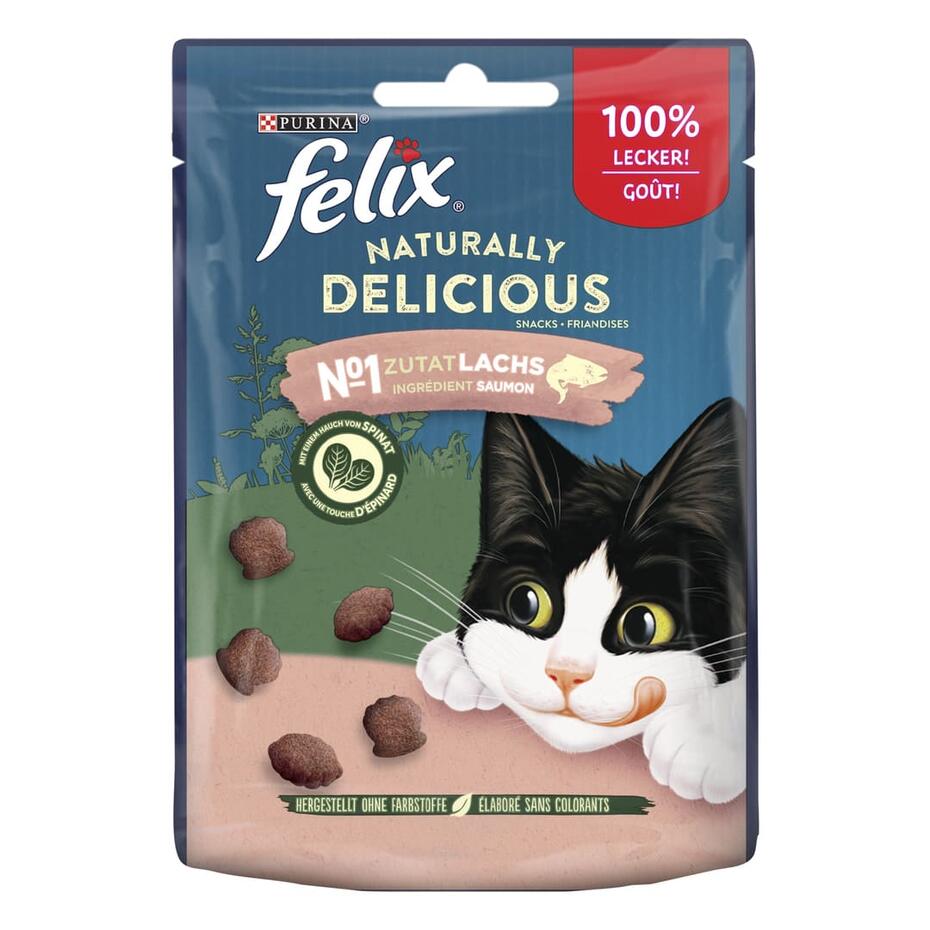 FELIX® NATURALLY DELICIOUS LACHS & SPINAT 50G