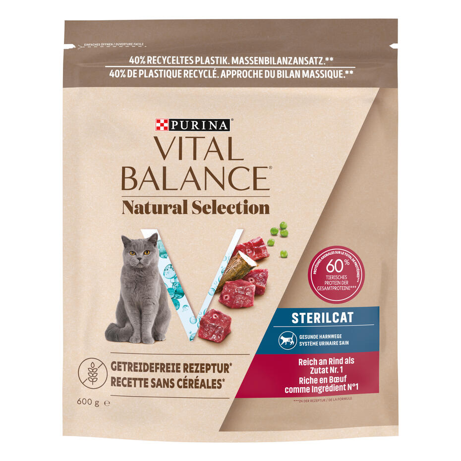 VITAL BALANCE® Trockenfutter NATURAL SELECTION Rind 1.4 kg