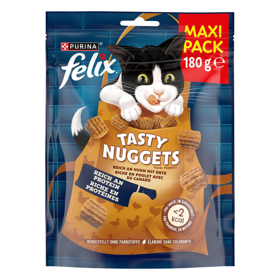 FELIX® TASTY NUGGETS RICHE EN POULET AVEC DU CANARD