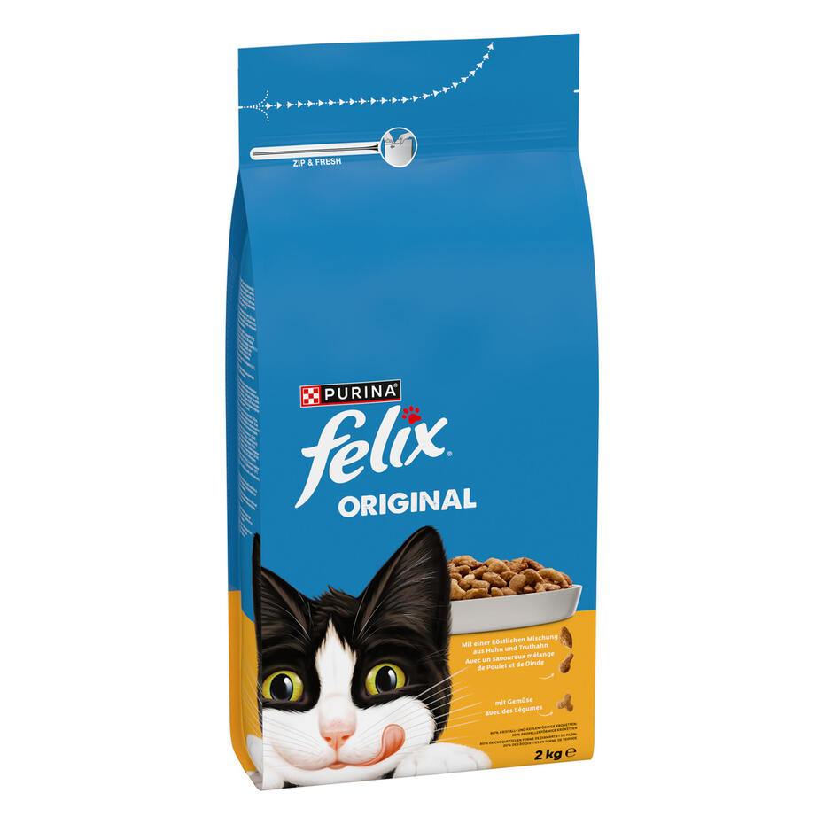 FELIX® Original Mischung aus Huhn und Truthahn und mit Gemüse
