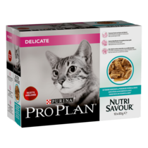 PURINA® PRO PLAN® Delicate NUTRISAVOUR™ en Sauce - Au Poisson de l'Océan