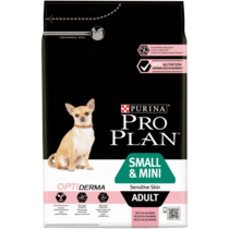 PURINA® PRO PLAN® Small & Mini Adult Sensitive Skin avec OPTIDERMA™ - Riche en Saumon