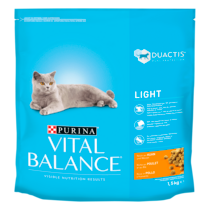 PURINA VITAL BALANCE® croquettes adult light poulet