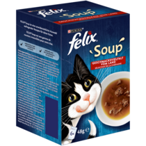 FELIX® SOUPE MORCEAUX SELECTION DE LA FERME 6X68G