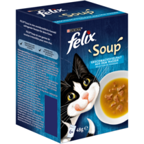 FELIX® SUPPE STÜCKCHEN FISCHAUSWAHL 6X48 G