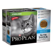 PURINA® PRO PLAN® Sterilised NUTRISAVOUR™ en mousse - au cabillaud