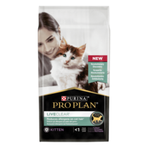 PRO PLAN® LIVECLEAR® KITTEN <1 - Reich an Truthahn