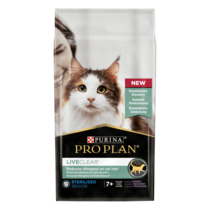 PRO PLAN® LIVECLEAR® Sterilised Senior 7+ Riche en Dinde - Nourriture pour chat