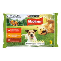 MATZINGER® ADULT Gelée Boeuf, Poulet, Agneau 4x100 g