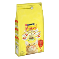 Friskies® mit Rind, Hunh und Gemüse, Katzentrockenfutter 2kg​