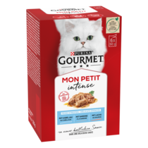 GOURMET™ MON PETIT Intense mit Kabeljau, mit Sardine, mit Lachs, 6x50 g​