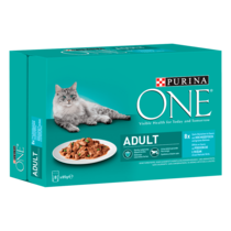 PURINA ONE Adult Hochseefisch & Grünen Bohnen 8 x 85 g