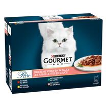 GOURMET™ PERLE Les Aiguillettes en Sauce Bœuf, poulet, saumon, lapin 12x85 g​