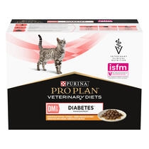 Purina® Pro Plan® Veterinary Diets Feline DM St/Ox Diabetes Management - Sachets pour Chat Diabétique au Poulet