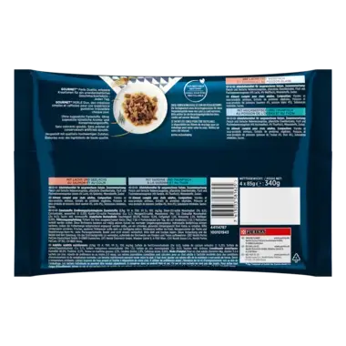 GOURMET™ Perle DUETTO Fisch 4x85 g
